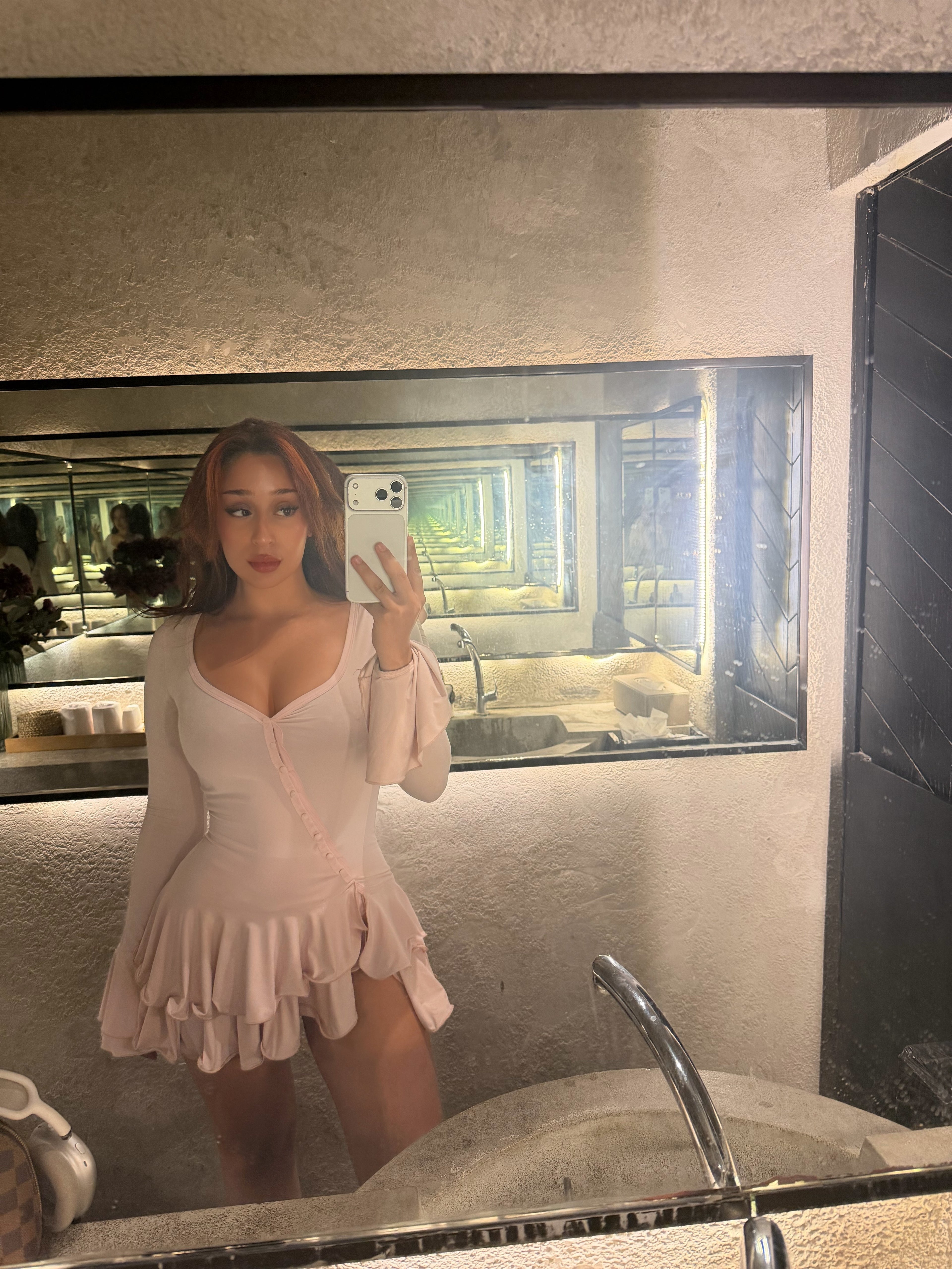 New Bali style mini dress pink 🌸