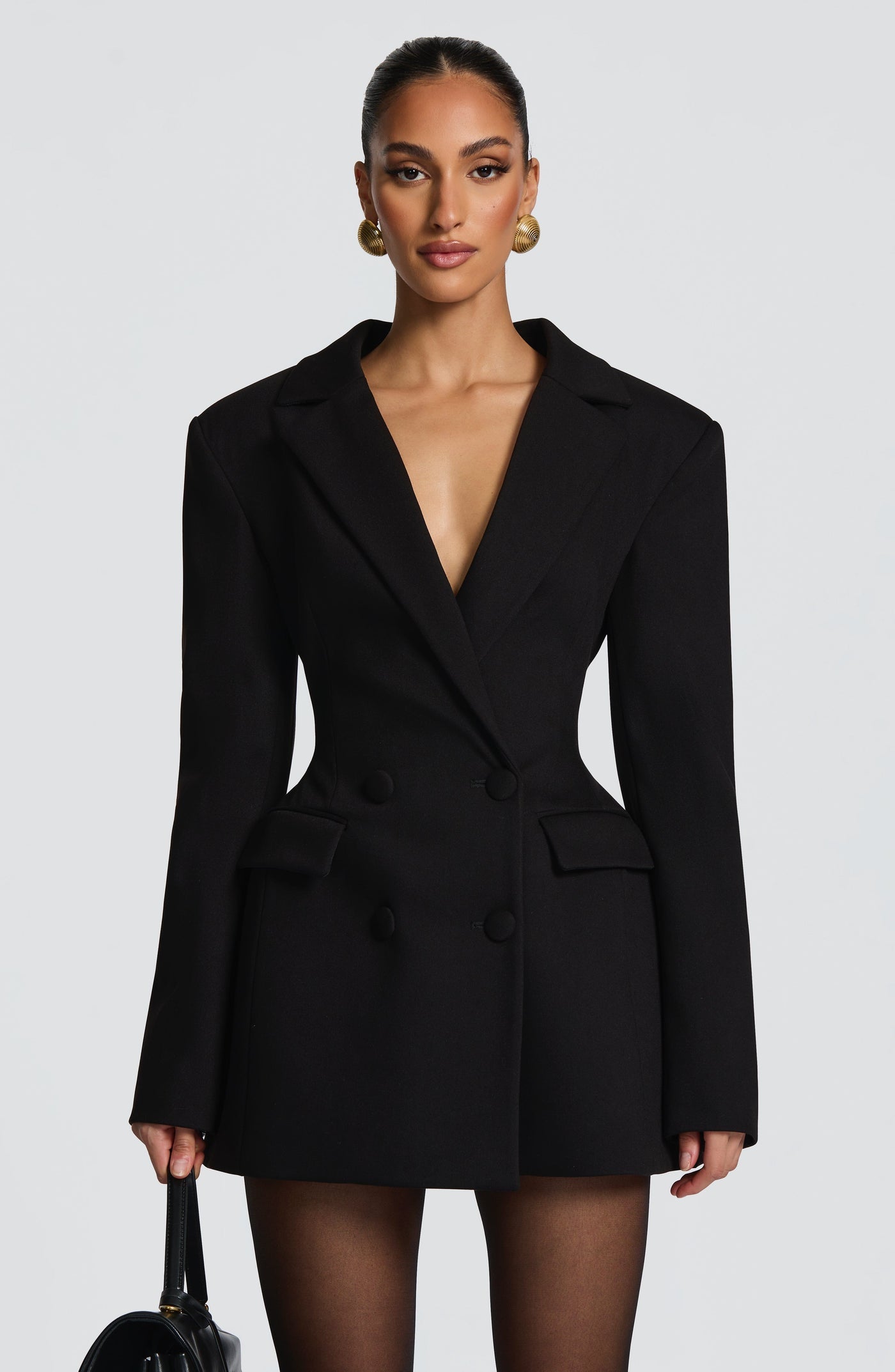 YOUMI BLAZER DRESS BLACK