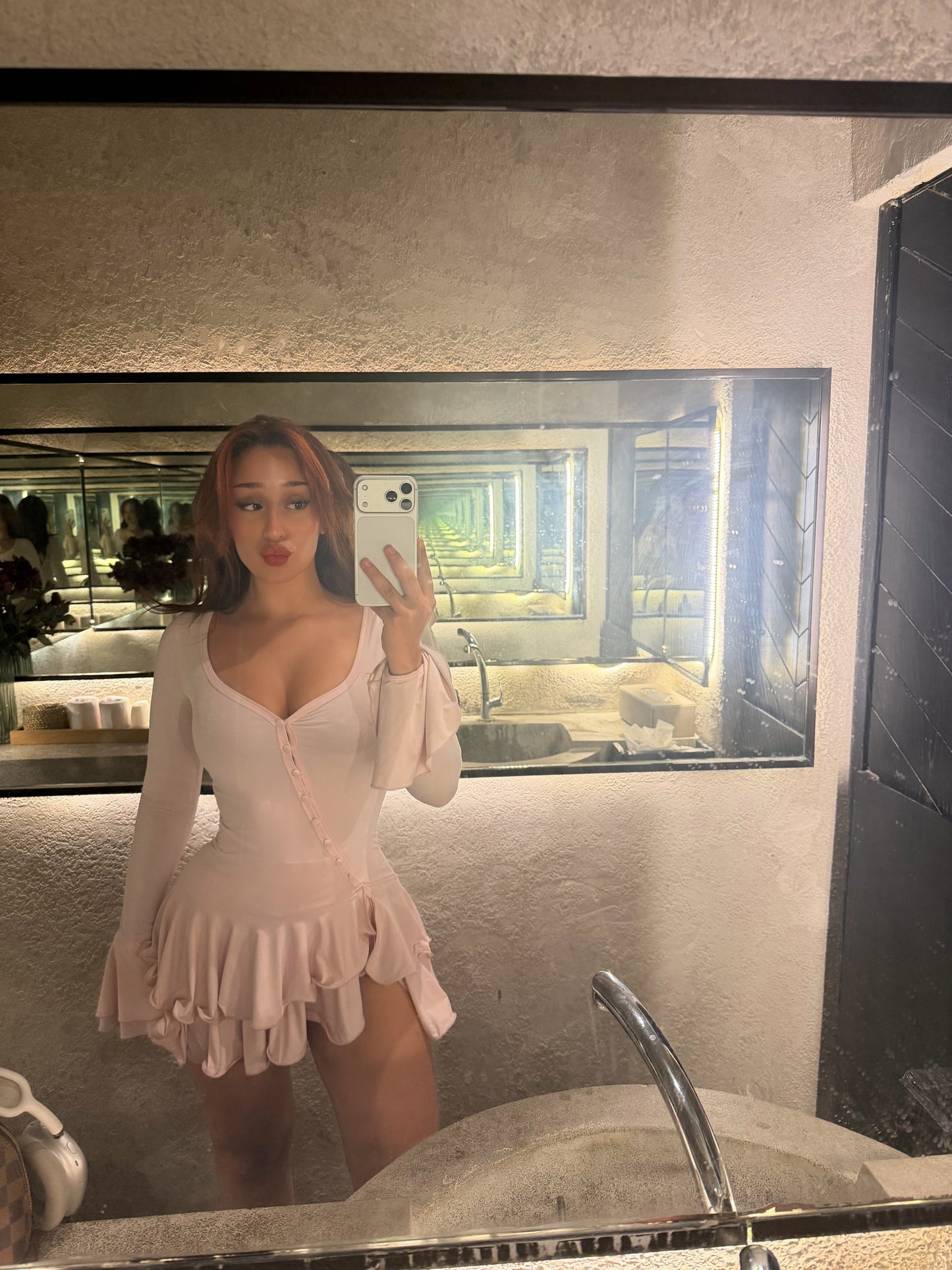 New Bali style mini dress pink 🌸
