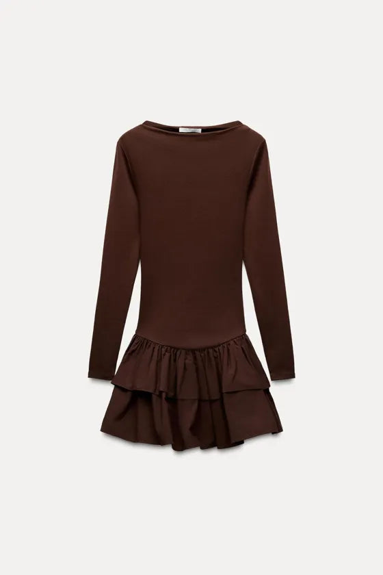 New mini brown dress 🤎