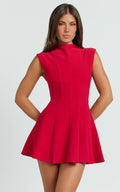 lily mini dress “RED❤️”