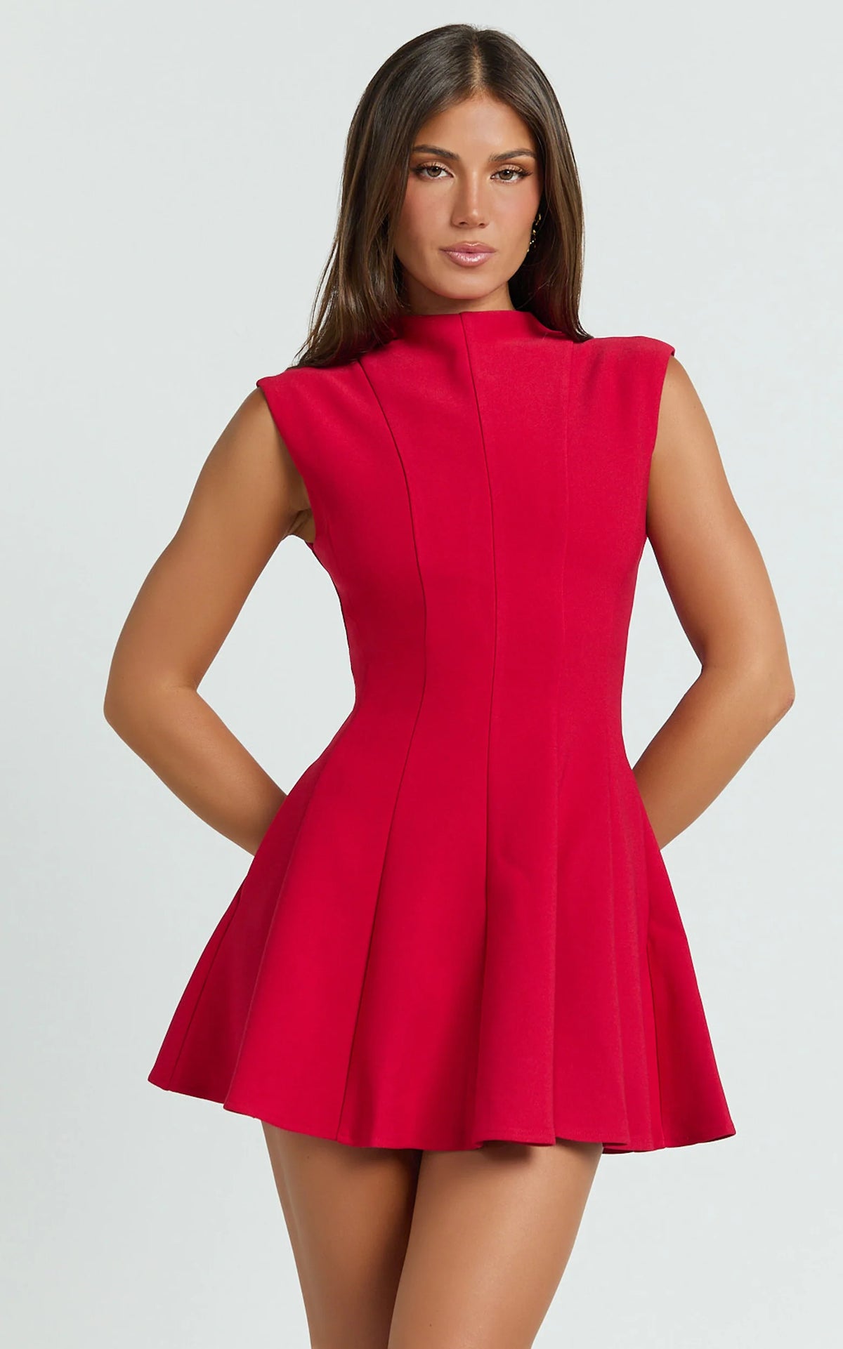 lily mini dress “RED❤️”