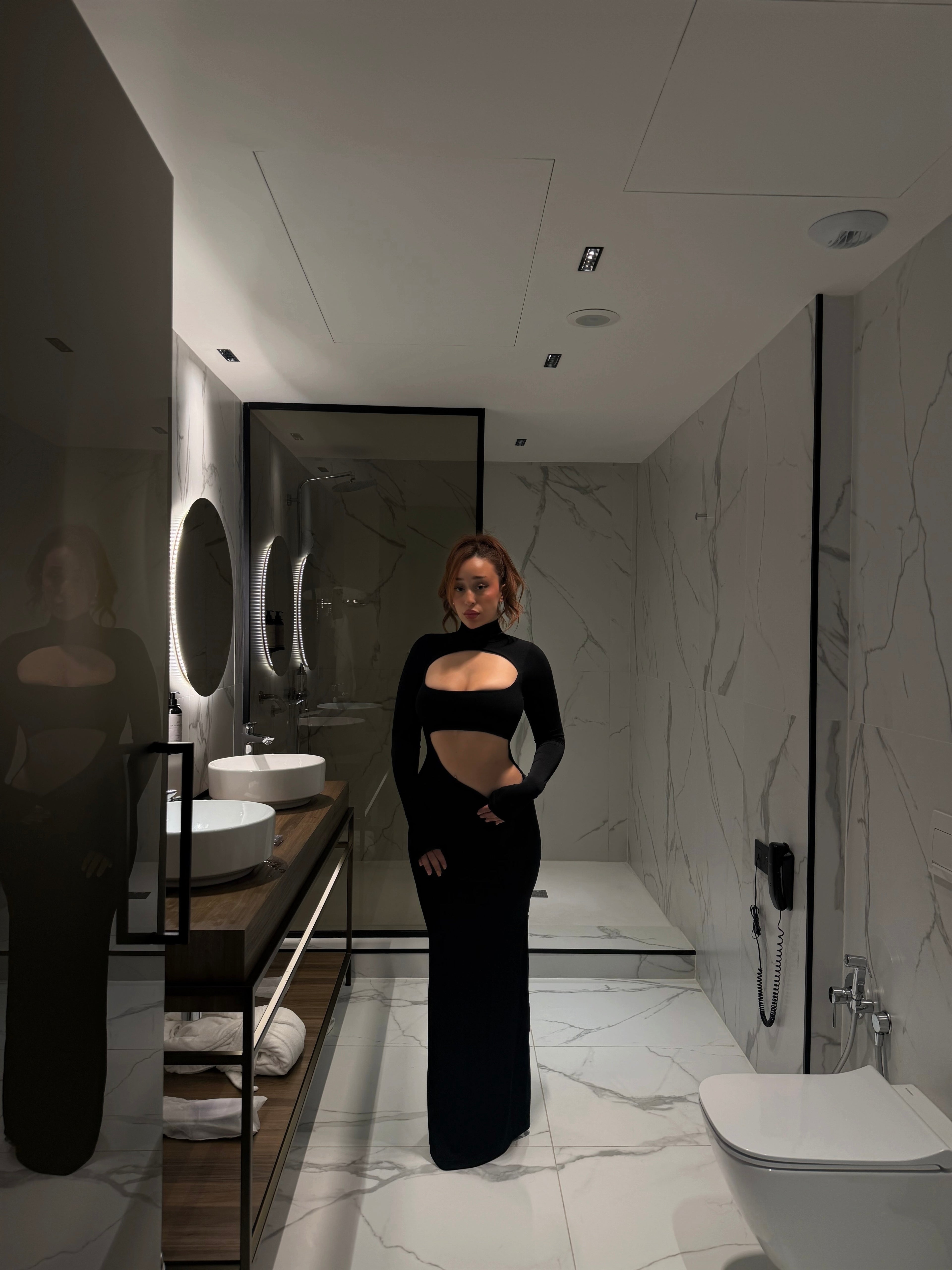 Bali vibe black dress