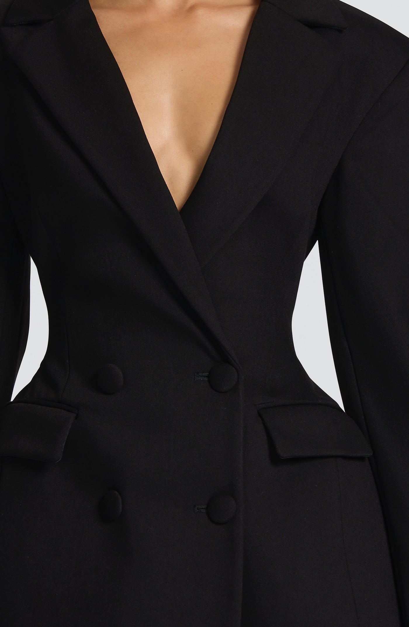 YOUMI BLAZER DRESS BLACK