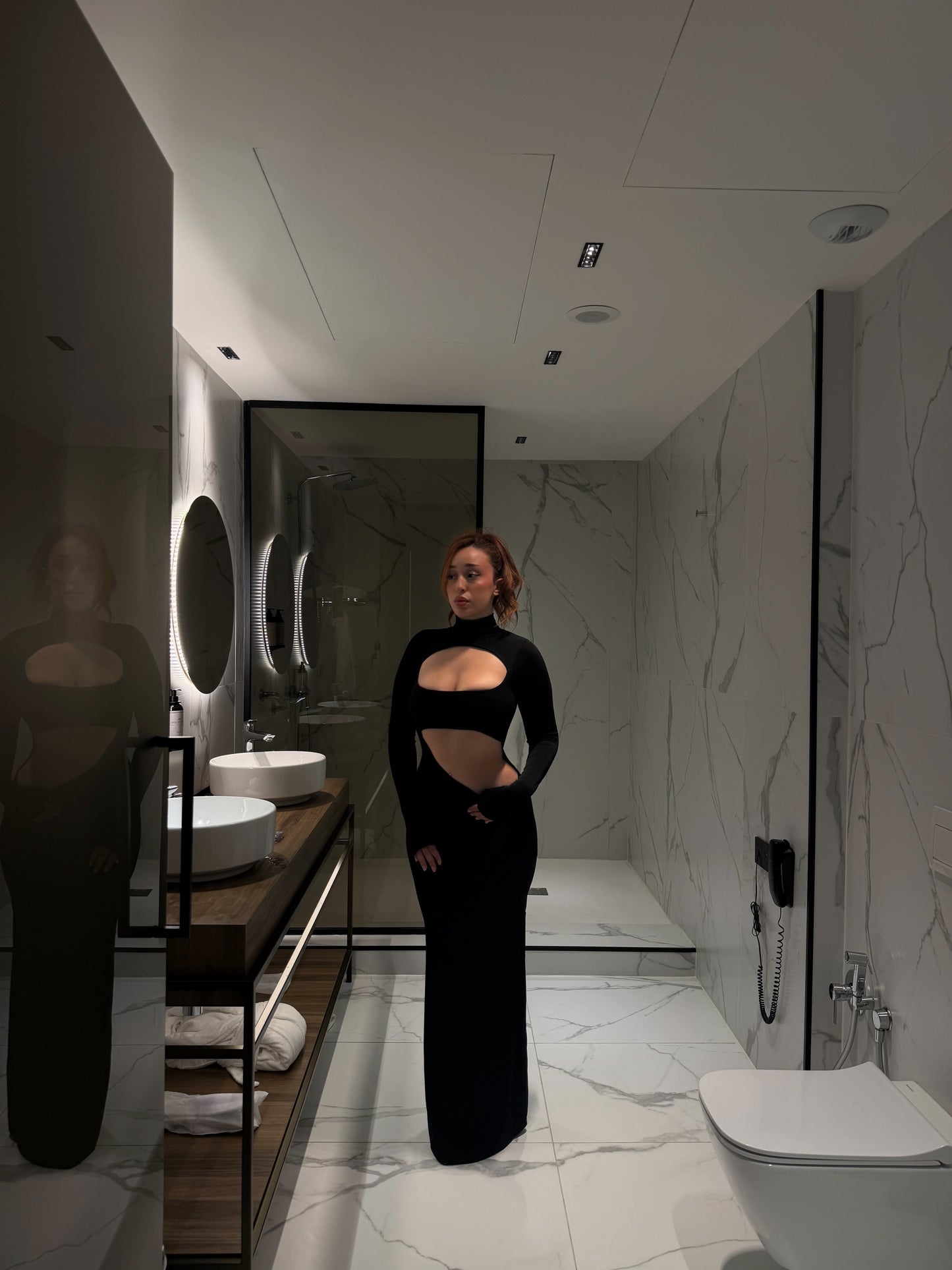 Bali vibe black dress