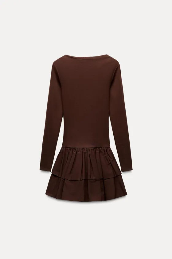 New mini brown dress 🤎