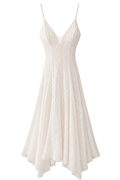 White Lace Midi Dress.