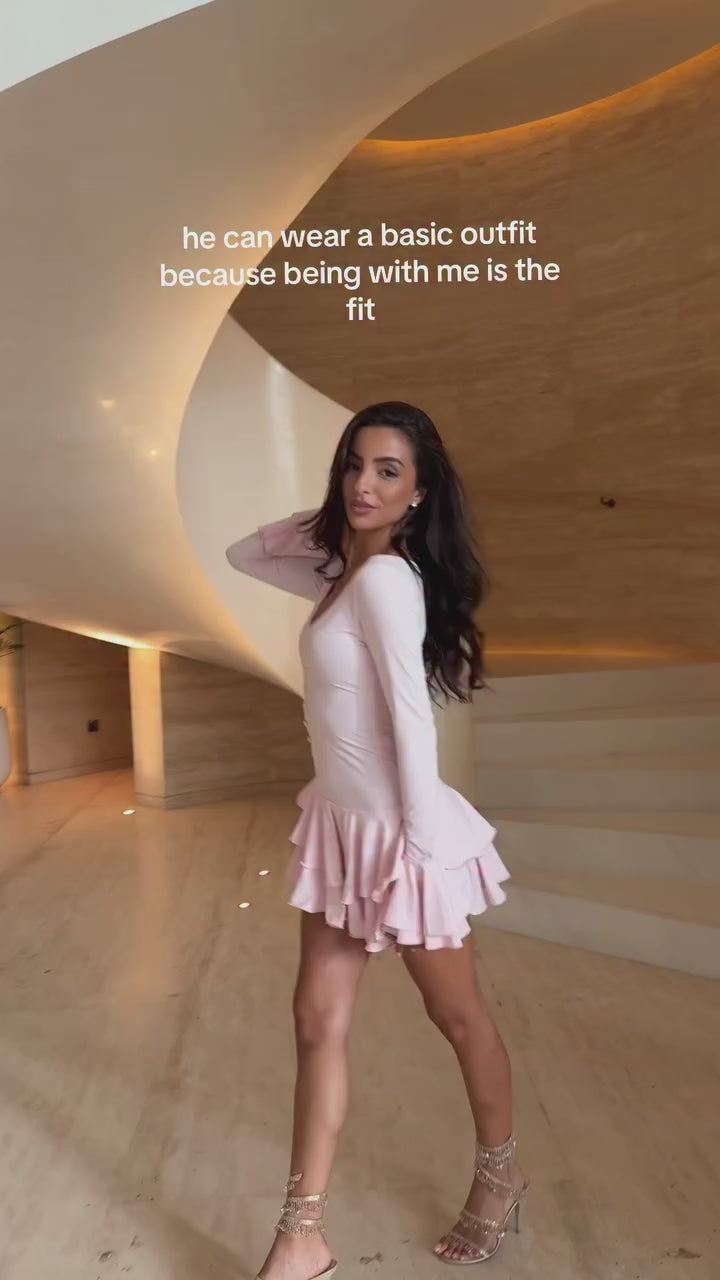 New Bali style mini dress pink 🌸